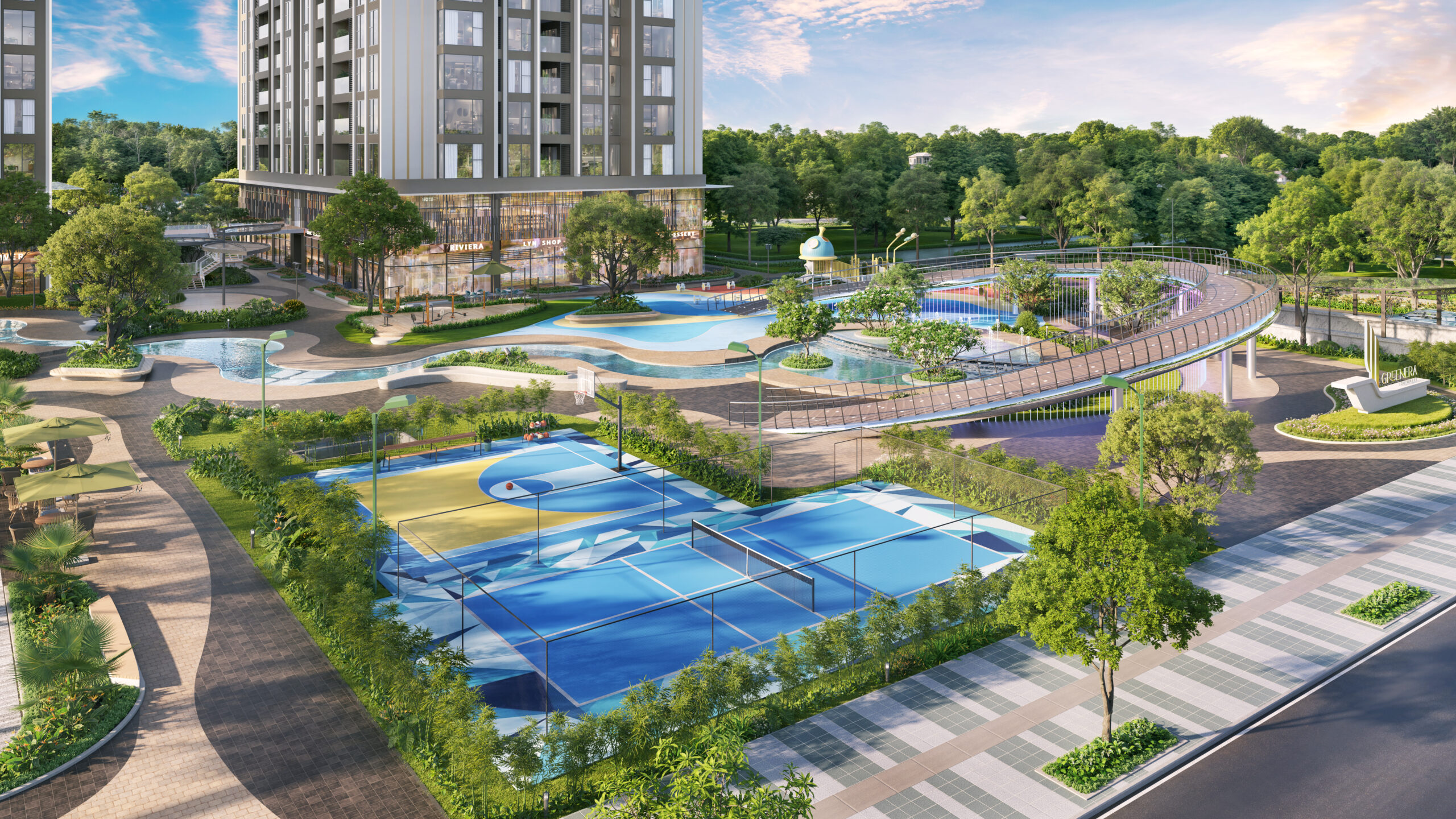 Chung cư Greenera Southmark Ngọc Hồi 34 Tien ich San the thao scaled