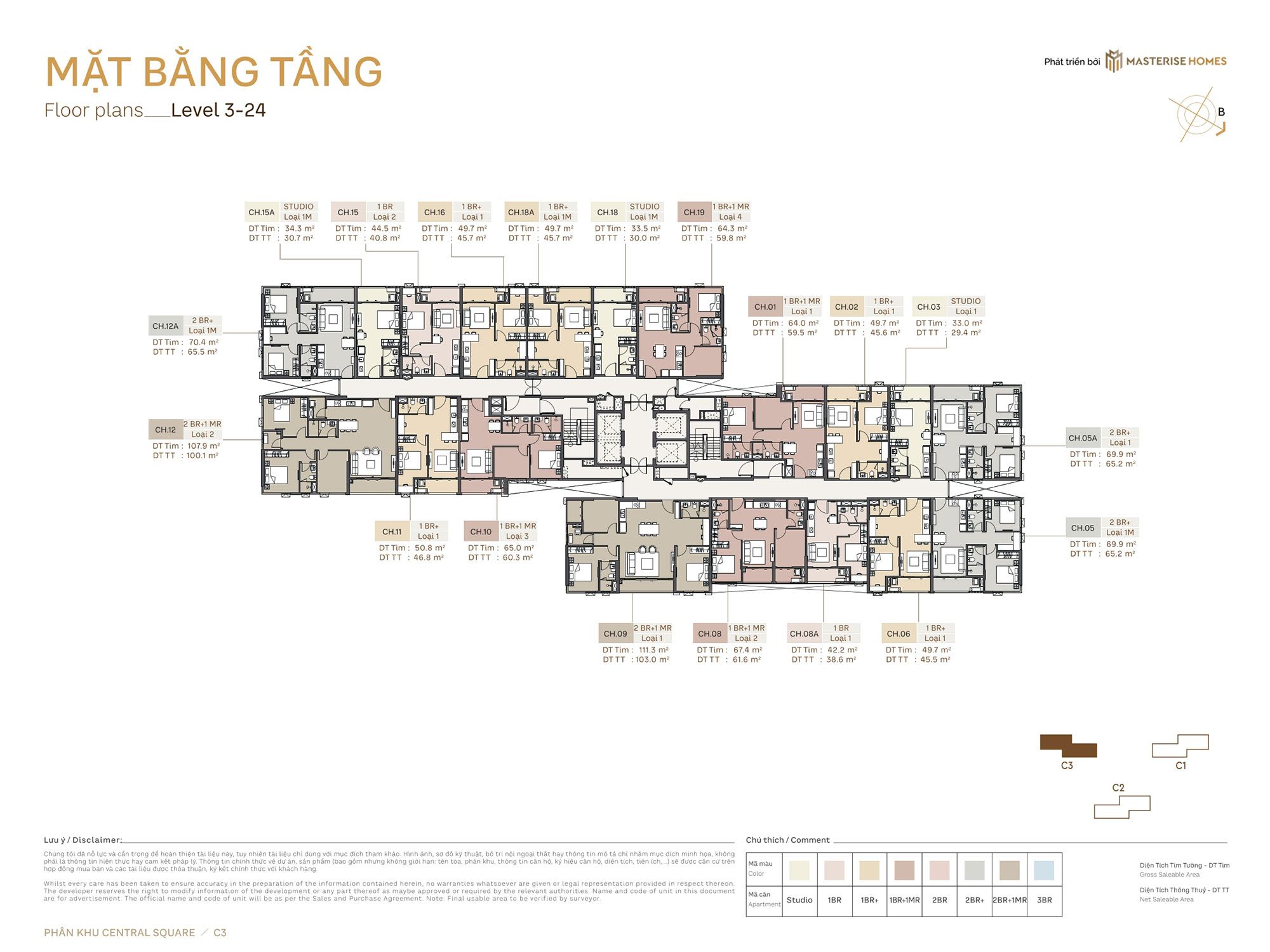 Chung cư Masteri Trinity Square 22 MB c3 2
