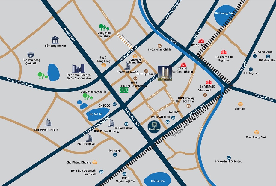 Chung cư Handico Complex Lê Văn Lương 2 vi tri handico complex le van luong