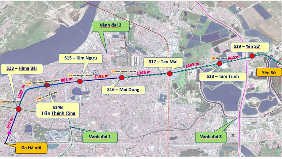 Tuyến metro số 3, đoạn ga Hà Nội - Hoàng Mai dài 8,7 km với tổng vốn đầu tư hơn 40.500 tỷ đồng, dự kiến khởi công chậm nhất đầu năm 2027 3 metro3 17623944248172067714524 1762403569591 17624035699851353983833