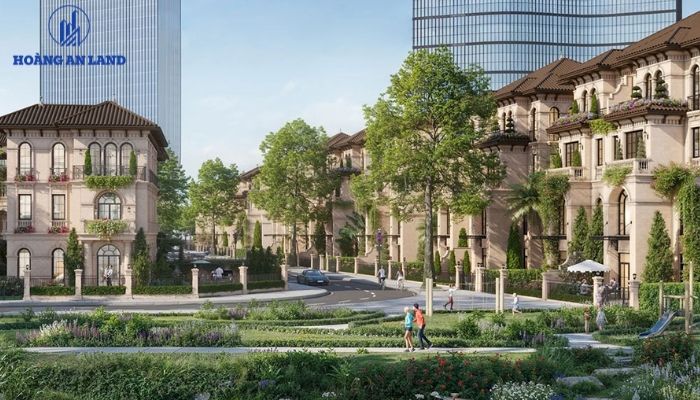 Biệt thự Alluvia Onsen tọa lạc tại khu đô thị Alluvia City, huyện Văn Giang, tỉnh Hưng Yên