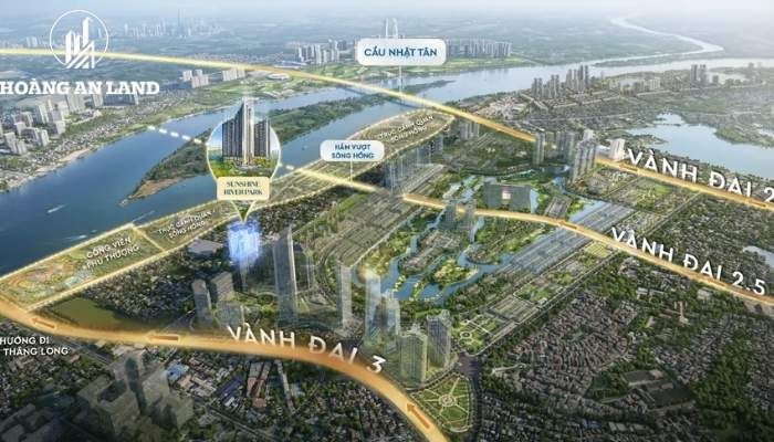 Review Sunshine River Park Thực Tế Mới Nhất Tại Bắc Từ Liêm 2 Vị trí dự án tại Đông Ngạc, Bắc Từ Liêm