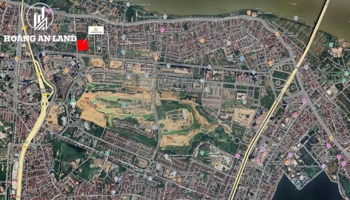 Sunshine River Park và Sunshine City: Nên chọn dự án nào? 3 Sunshine River Park tọa lạc tại phường Phú Thượng, quận Tây Hồ, Hà Nội