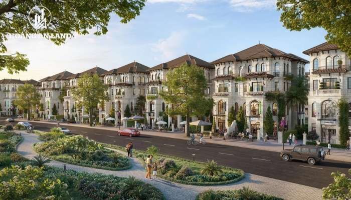 Hồ cảnh quan góp phần tạo nên môi trường sống trong lành và thông thoáng cho toàn khu