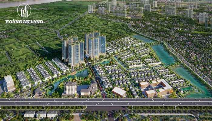 Vị trí biệt thự Alluvia Onsen và tiềm năng khu Đông Hà Nội 2 Vị trí của biệt thự kết nối thuận tiện tới trung tâm Hà Nội
