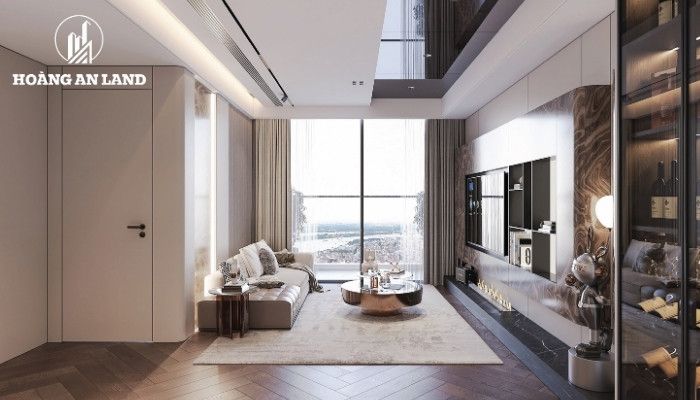 Cửa sổ lớn, ban công rộng và hướng đón gió phù hợp giúp không gian luôn thông thoáng, tiết kiệm năng lượng