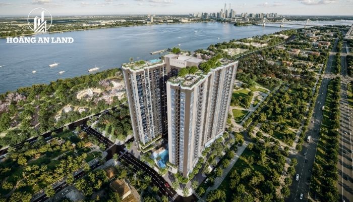 Sunshine River Park có vị trí ven sông Hồng, kết nối thuận tiện khu Tây Hồ và Ciputra