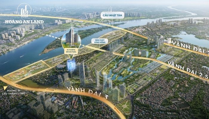 Sunshine River Park có gần Ciputra không? Đánh giá vị trí
