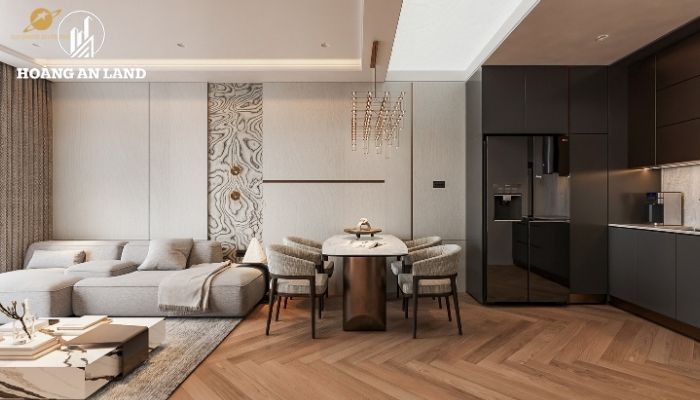 Sunshine Riverside phát triển các căn hộ từ 2 đến 3 phòng ngủ với diện tích đa dạng, thiết kế theo phong cách châu Âu