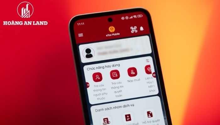 Hình thức nộp thuế bất động sản trực tuyến qua Cổng dịch vụ công / eTax Mobile